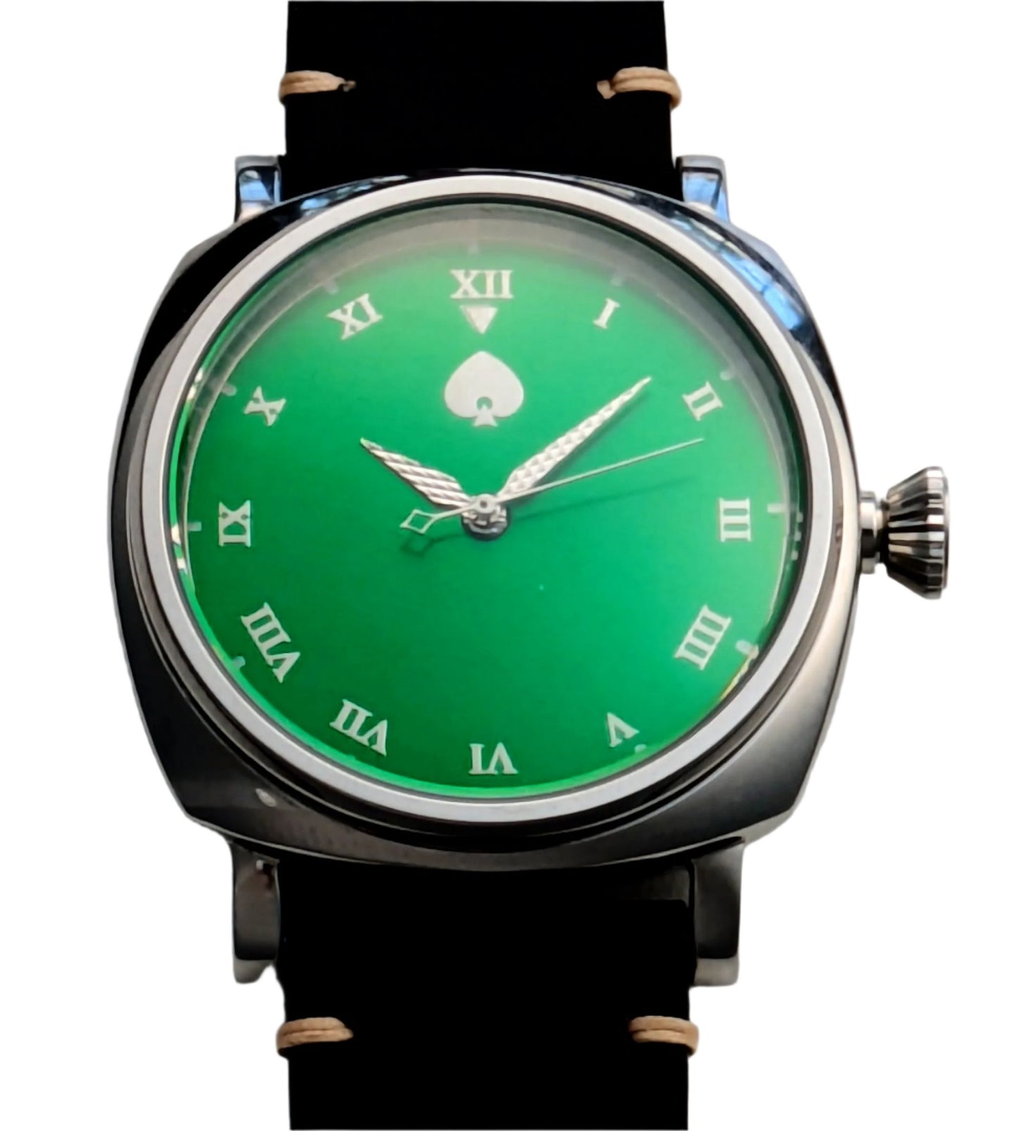 PAROS automatic watch NH35 Sapphire crystal men stainless steel case green dial